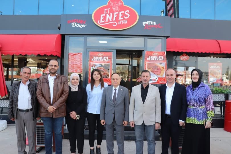 Et Enfes Afyon, Yeni İş Yerinde ATSO Yönetimi Tarafından Ziyaret Edildi