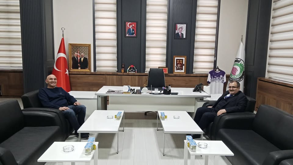 Afyonkarahisar Ticaret Borsası Başkanı, Ağır Ceza Reisi'ni Makamında Ağırladı