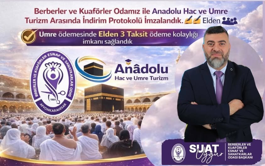 Afyonkarahisar'da Berberler ve Kuaförler Odası Faaliyetlerini Değerlendirdi