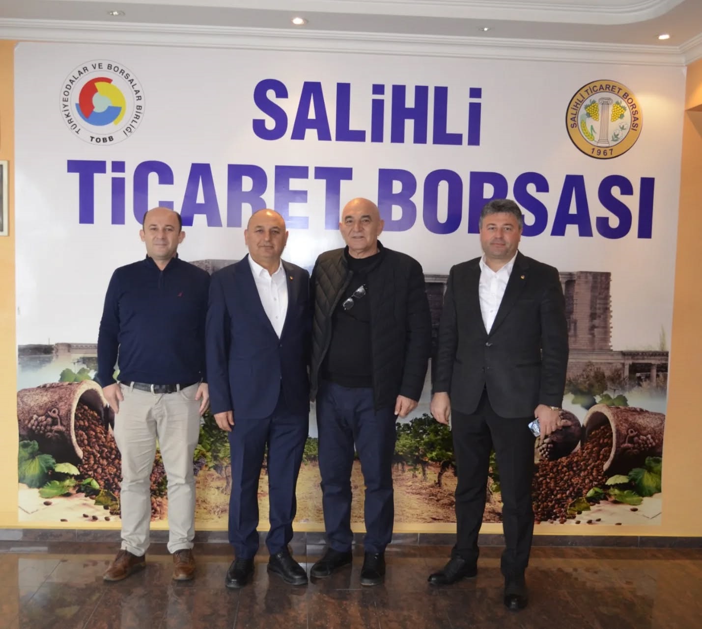 Afyonkarahisar Ticaret Borsası’ndan Salihli Ticaret Borsası’na Ziyaret