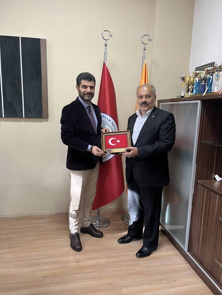 Dinar TSO Başkanı Özcan, MYO Müdürü Ciğerci'yi Ziyaret Etti