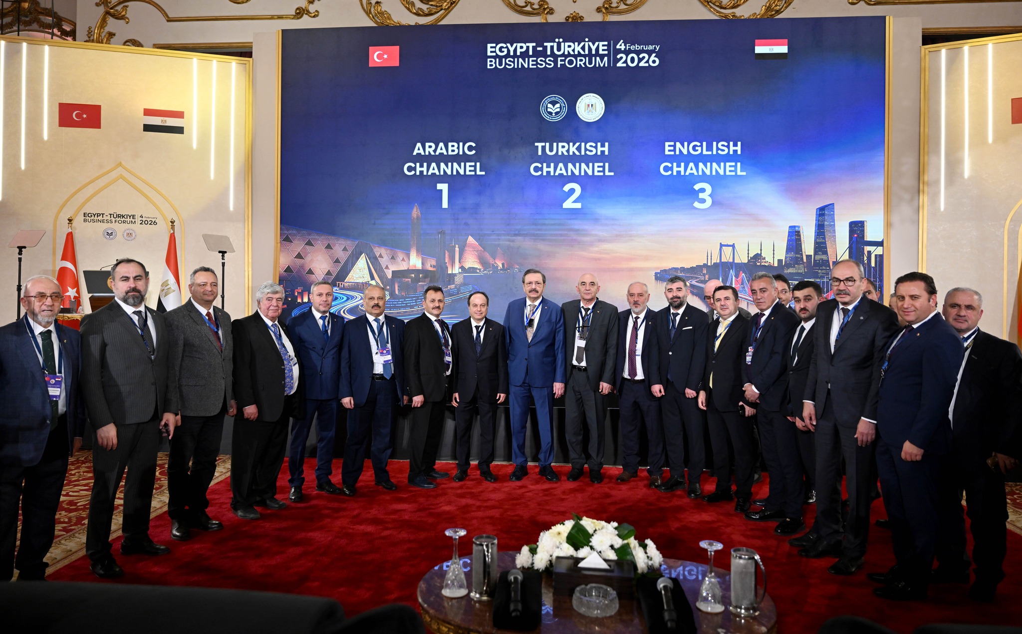 ATSO ve ATB Başkanları Türkiye-Mısır İş Forumu’na Katıldı