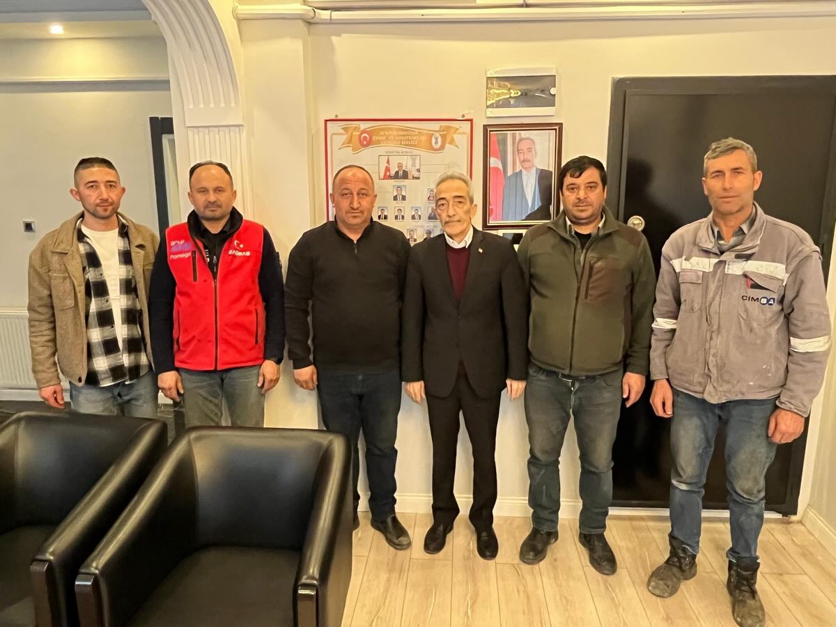 ESOB Başkanı Cengiz Üstün’den Emirdağ Esnaf Odası’na Ziyaret