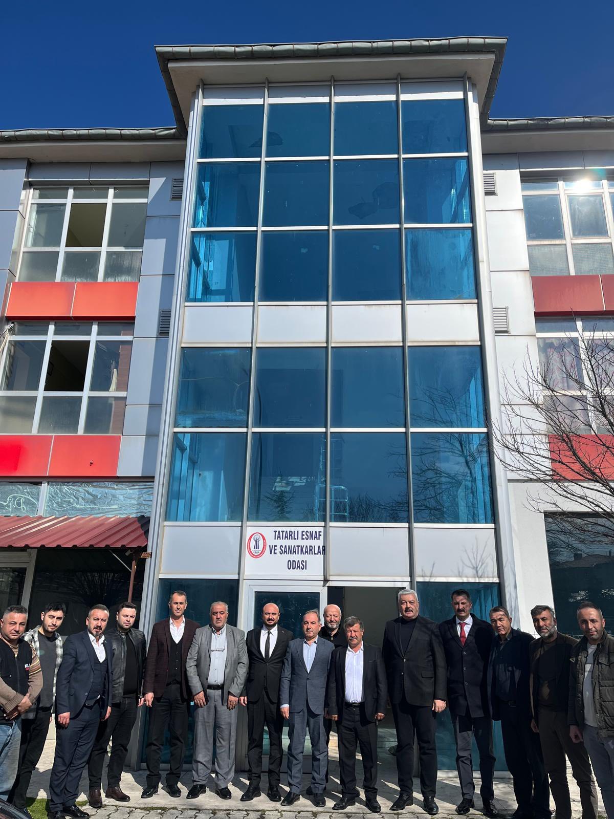 Başkan Sabri Can Bekle’den Başkan Mustafa Batmaz’a Hayırlı Olsun Ziyareti