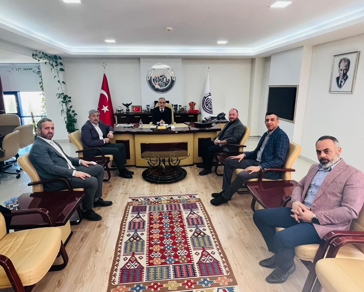 Esnaf Odaları Başkanlarından ESOB Başkanı Cengiz Üstün’e ziyaret