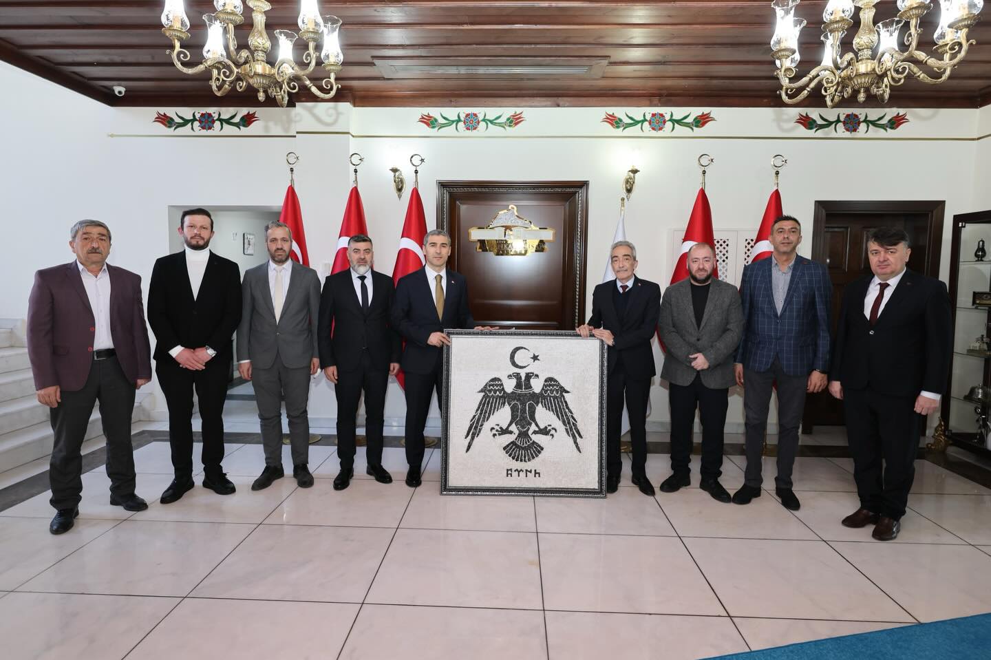 Afyonkarahisar Esnaf Odaları Heyetinden Vali Dr. Naci Aktaş’a Hayırlı Olsun Ziyareti