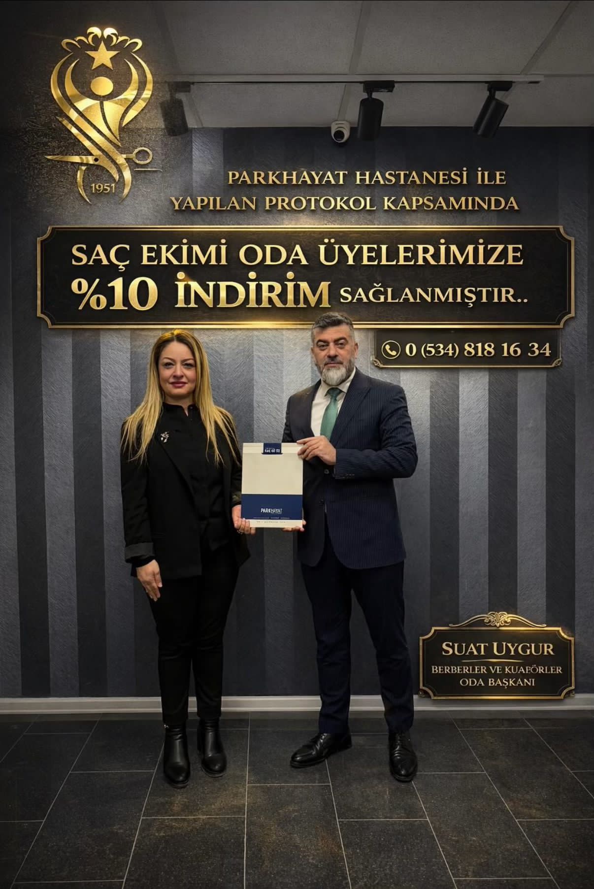 Parkhayat Hastanesi ile Protokol: Oda Üyelerine Saç Ekimi İndirimi