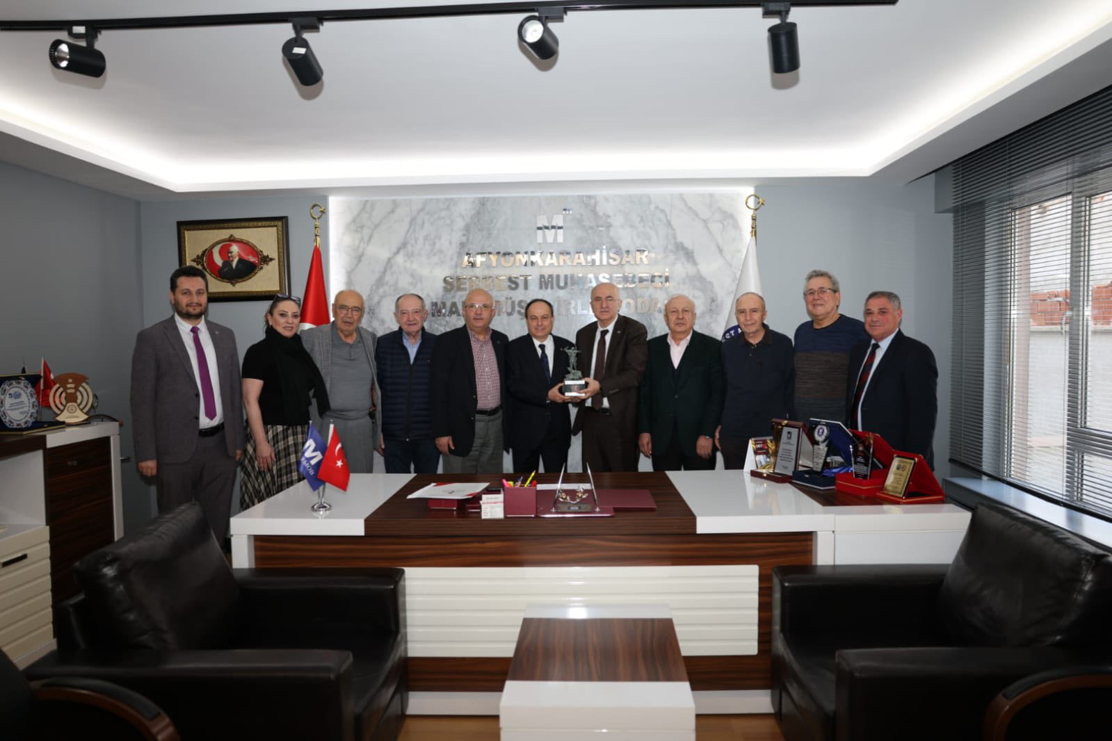 ATSO ve AEV Yönetimi'nden, Muhasebeciler Odası'na ziyaret