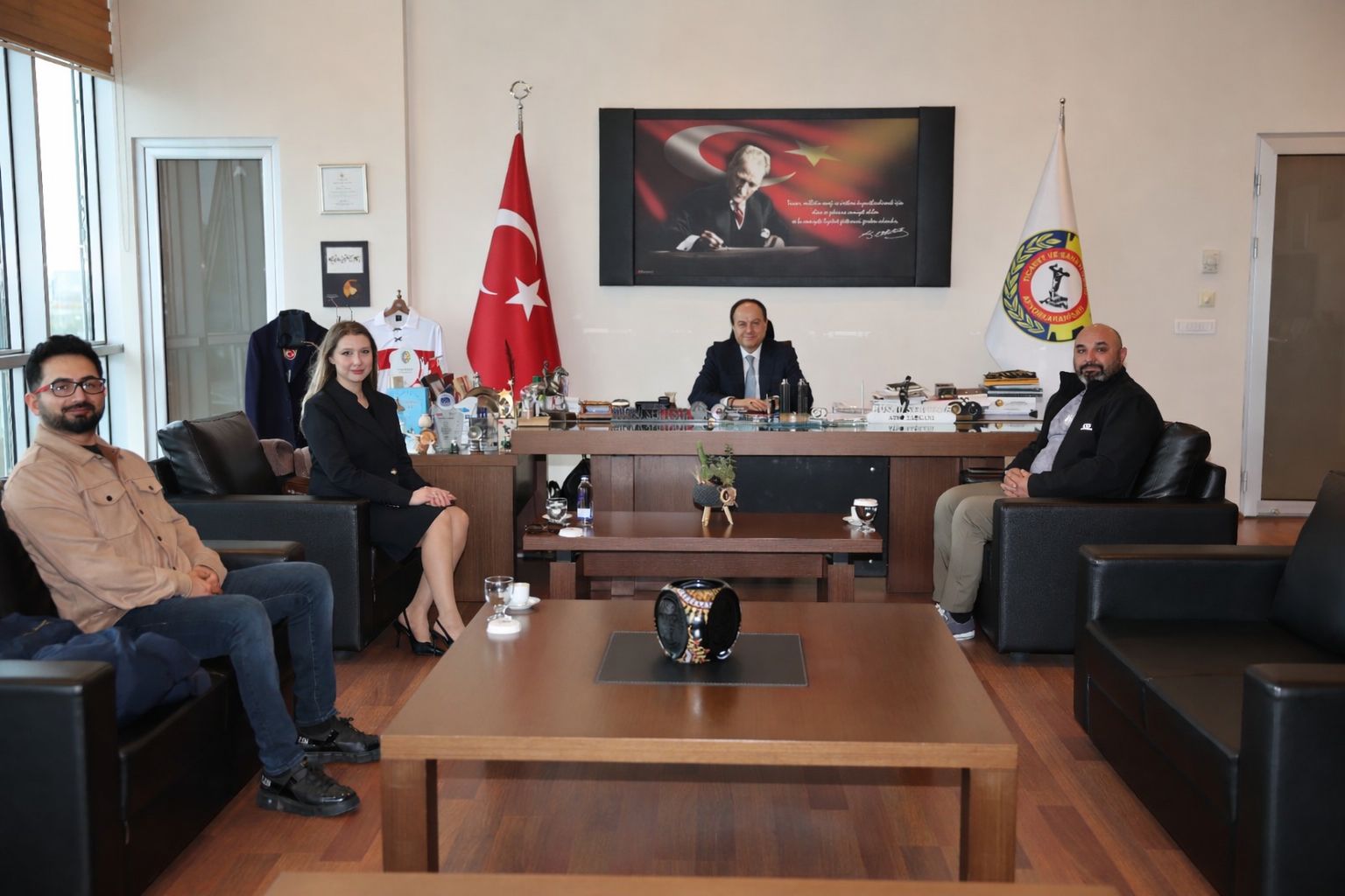 İş Dünyasından Başkan Hüsnü Serteser’e Ziyaret