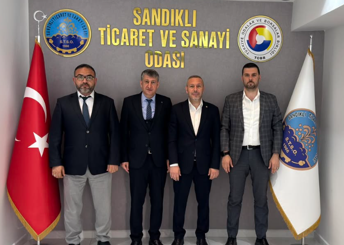 Sandıklı SGK’dan Ticaret ve Sanayi Odası’na Sosyal Güvenlik Haftası Ziyareti
