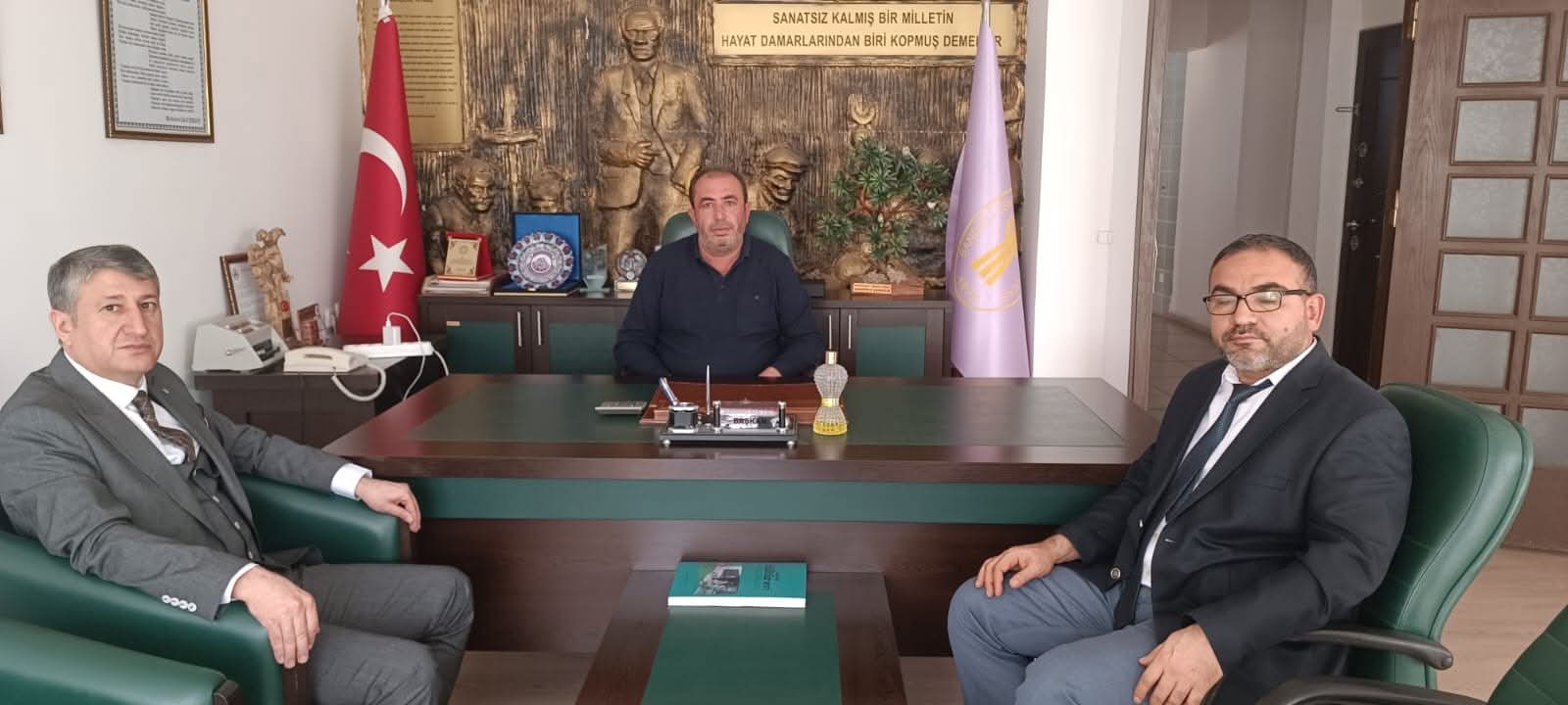 Sandıklı SGK İlçe Müdüründen Sandıklı Esnaf ve Sanatkârlar Odası’na Ziyaret
